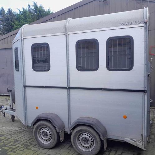 Paardentrailer Bockmann Traveller G2, Dieren en Toebehoren, Paarden en Pony's | Trailers en Aanhangwagens, Gebruikt, 2-paards trailer