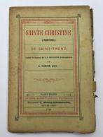 Franstalig boekje over de h. Christina van Sint-Truiden 1892, Ophalen of Verzenden