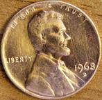 États-Unis 1 cent 1968 D Denver Fauté KM#201 TTB, Enlèvement ou Envoi, Monnaie en vrac, Amérique du Nord