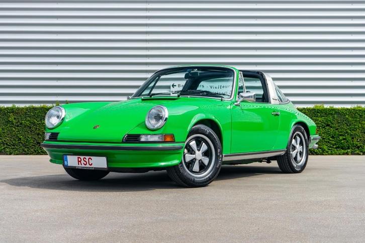 1973 Porsche 911 2.4S Targa, Auto's, Porsche, Bedrijf, Te koop, Lichtmetalen velgen, Radio, Sportpakket, Benzine, Cabriolet, 2 deurs