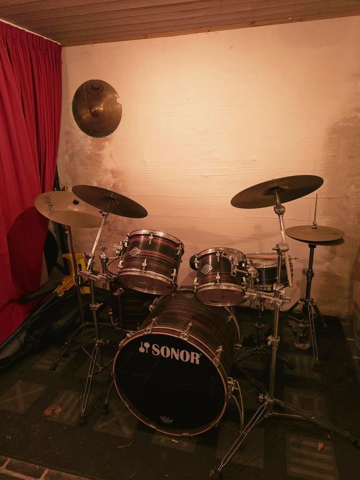 Sonor drumstel, Muziek en Instrumenten, Drumstellen en Slagwerk, Gebruikt, Sonor, Ophalen