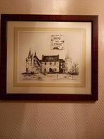 Tekening Laarne, Antiek en Kunst, Ophalen of Verzenden