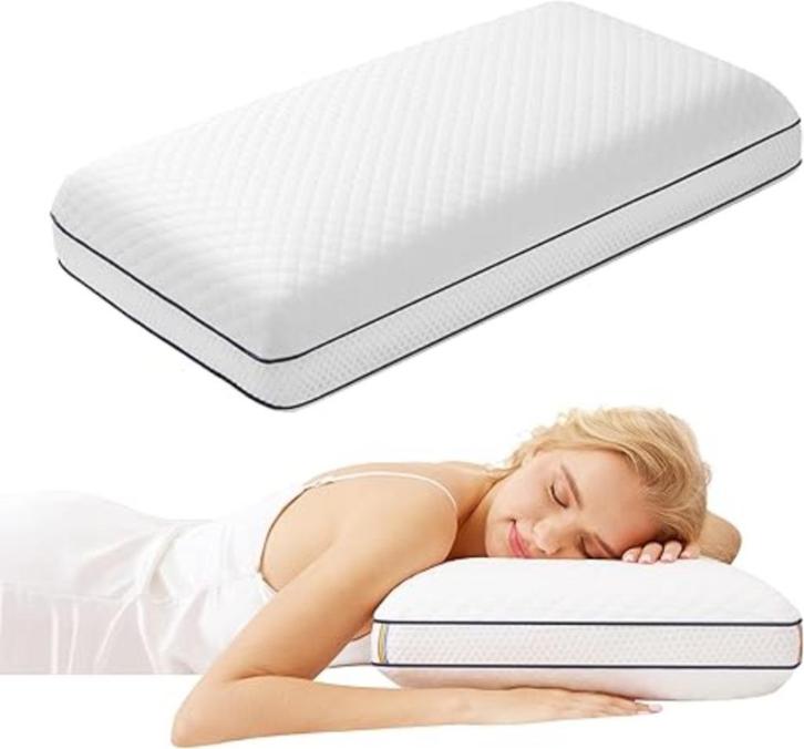 Ergonomisch kussen van traagschuim SNELLE GRATIS LEVERING, Huis en Inrichting, Woonaccessoires | Kussens, Nieuw, Wit, Verzenden