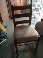 Stevig set eetkamerstoelen (6), Ophalen, Hout, Gebruikt, Bruin