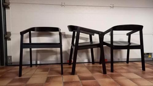 Houten zetelstoelen, Huis en Inrichting, Barkrukken, Gebruikt, Ophalen