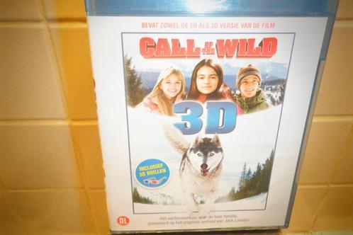 BLU RAY 3D+2D versie + 2Brillen Call Of the Wild., Cd's en Dvd's, Blu-ray, Zo goed als nieuw, Avontuur, 3D, Verzenden