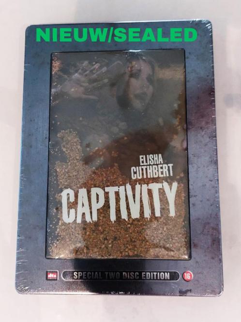 SPLINTERNIEUW IN FOLIE: Captivity(2DVD special Steelcase, Cd's en Dvd's, Dvd's | Horror, Nieuw in verpakking, Overige genres, Boxset
