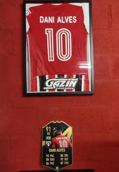 Dani Alves / Sao Paulo 19-20 - Match Issued/Prepared shirt, Verzamelen, Sportartikelen en Voetbal, Zo goed als nieuw, Shirt, Ophalen of Verzenden