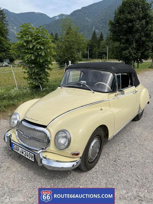 DKW 1000S Cabriolet | Route 66 Auctions, Auto's, Oldtimers, Bedrijf, Te koop, Lederen bekleding, Overige merken, Benzine, Overige carrosserie