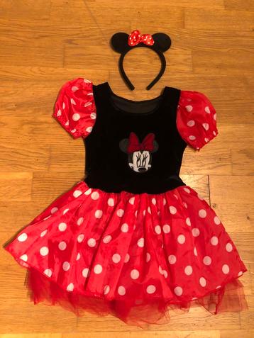 Minnie Mouse verkleedkleedje maat 92/98 beschikbaar voor biedingen