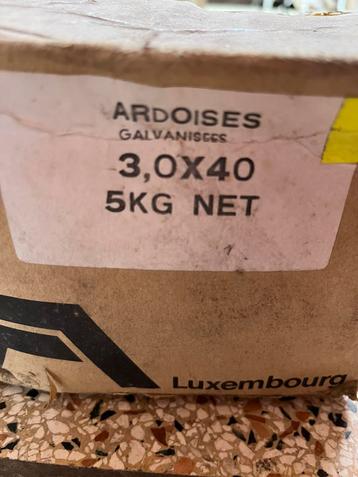 Clous ardoises, Enlèvement, Comme neuf, Clous