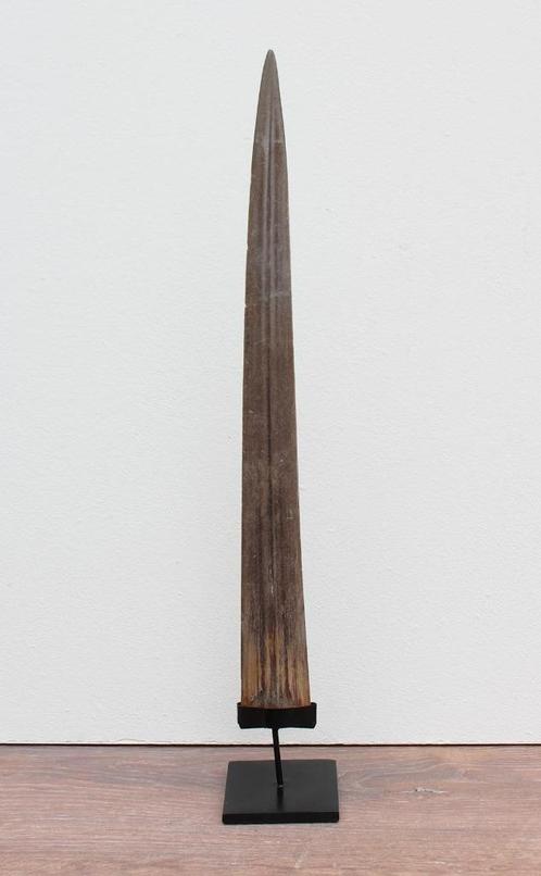 Rostrum ZWAARDVIS op metalen sokkel - 58 cm, Verzamelen, Dierenverzamelingen, Gebruikt, Overige typen, Wild dier, Ophalen of Verzenden