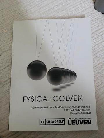 Fysica: golven UHasselt/KU Leuven, Enlèvement, Comme neuf, Enseignement supérieur