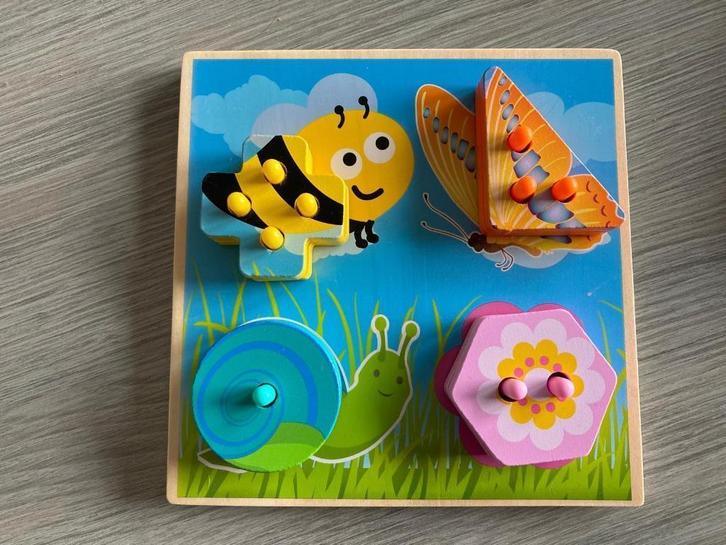 Houten stapelspel, vanaf 2 jaar. Perfecte staat, Kinderen en Baby's, Speelgoed | Houten speelgoed, Zo goed als nieuw, Overige typen