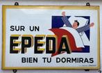 Emaillebord/ reclamebord - Epeda, Ophalen, Gebruikt, Reclamebord