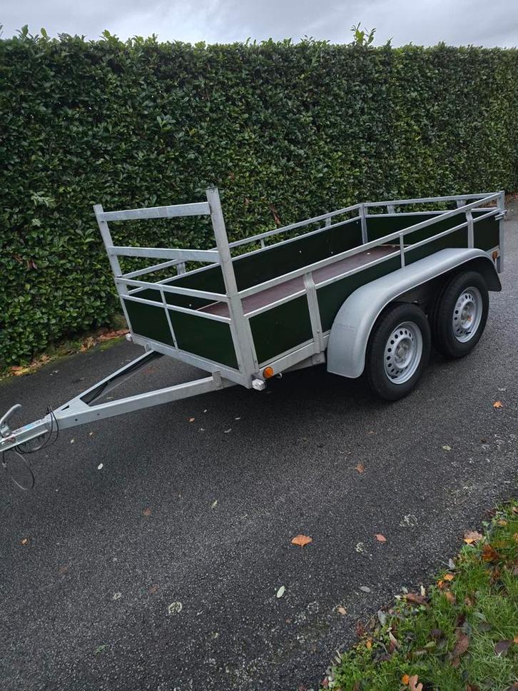 Remorque à double essieu 750 kg, Autos : Divers, Remorques, Enlèvement