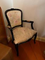 Louis XV stoel zwart gelakt, Ophalen