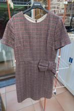 Kleedje nieuw ruitjes bruin rood strik Blugirl mt 38-40, Kleding | Dames, Maat 38/40 (M), Overige kleuren, Verzenden, Blugirl