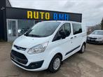 Ford Transit Custom 2.2TDCi ** 6 Zetels ** btw wagen **, Auto's, Euro 5, Stof, Parkeersensor, Wit