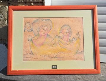 dessin l amitie signe charles delporte beschikbaar voor biedingen