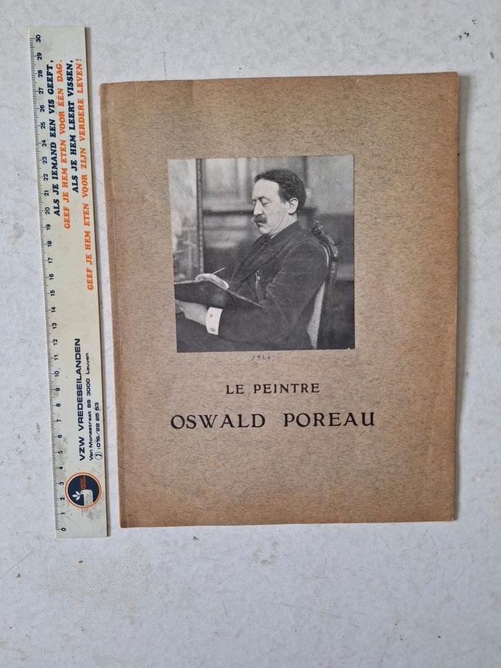 Zeldzame monografie Oswald Poreau door Georges Eekhoud, Boeken, Kunst en Cultuur | Beeldend, Gelezen, Ophalen of Verzenden