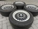 BMW e30 Melber velgen met goede banden 4x100, Auto-onderdelen, Banden en Velgen, Ophalen, 15 inch, Banden en Velgen