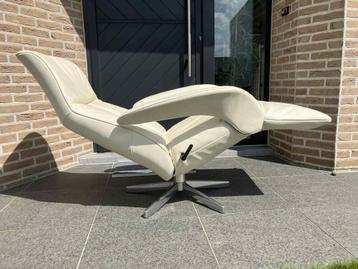 Jori Symphony Beige(roomwit) leder, Medi, monomove relax beschikbaar voor biedingen