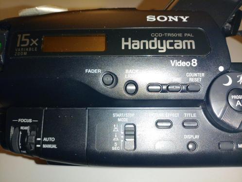 sony  ccd-tr501e video8 camera, Audio, Tv en Foto, Videocamera's Analoog, Camera, Overige soorten, Ophalen of Verzenden