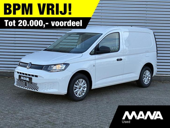 Volkswagen Caddy 2.0TDI / 102PK / Candy White / Airco / Meeg, Auto's, Bestelwagens en Lichte vracht, Bedrijf, Te koop, ABS, Airbags