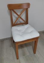 12 Stoelen met kussen, Huis en Inrichting, Stoelen, Ophalen, Gebruikt, Bruin, Hout