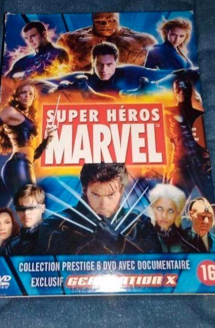 Te koop in een box met 6 dvd's, set Marvel Super Heroes pres, Cd's en Dvd's, Dvd's | Science Fiction en Fantasy, Zo goed als nieuw