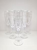 7 kristallen Moët & Chandon champagneglazen., Verzamelen, Ophalen of Verzenden, Zo goed als nieuw, Frankrijk, Champagne