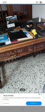Ancien bureau  avec chaisse, Enlèvement ou Envoi