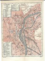 1910 - Plan de la ville de Liège, Envoi