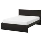 IKEA Malm zwart 140 x 200 tweepersoonsbed, Huis en Inrichting, Slaapkamer | Bedden, Ophalen, Gebruikt, Zwart, 140 cm