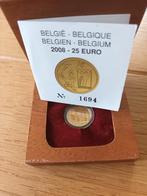 Pièce de 25 euros en or - 2008 - Belgian Olymp.Komitee, Timbres & Monnaies, Monnaies | Europe | Monnaies euro, Enlèvement