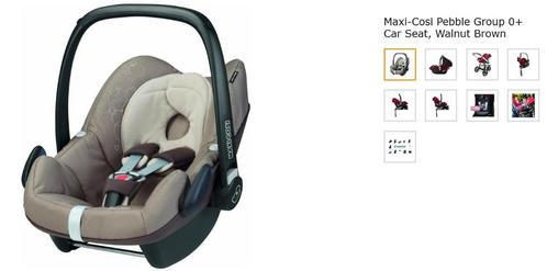 (2 stuks) Maxi-Cosi Pebble ISOFIX autostoeltje + buggyadapte, Kinderen en Baby's, Autostoeltjes, Zo goed als nieuw, Maxi-Cosi