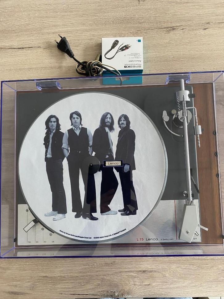 Lenco L75 Grijs in uitmuntende staat., Audio, Tv en Foto, Platenspelers, Zo goed als nieuw, Platenspeler, Ophalen