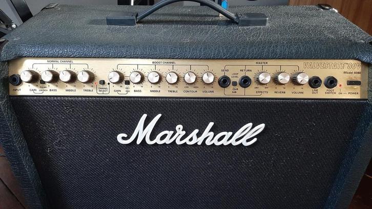 Marshall Valvestate 8080 versterker in uitstekende staat, Muziek en Instrumenten, Versterkers | Bas en Gitaar, Zo goed als nieuw