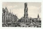 Brugge - Grote Markt, met mooie oude auto's, Enlèvement ou Envoi, 1960 à 1980, Affranchie, Flandre Occidentale