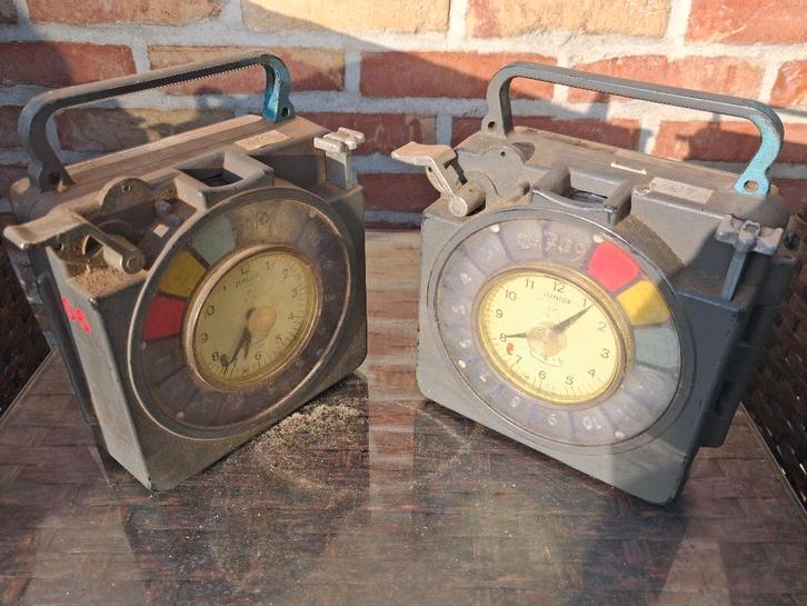 2 oude duivenconstateurs, Antiek en Kunst, Curiosa en Brocante, Ophalen of Verzenden