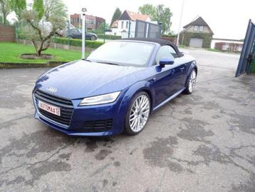 Audi TT 17 S-Line Cabrio Quattro Automaat Prachtig, Auto's, Testrit aan huis, 4 cilinders, Blauw, Bedrijf