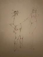 Léonor Fini.  Erotisme et fantasmagorie. Planche signée, Enlèvement ou Envoi