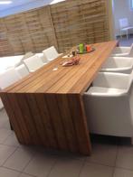 Luxe Teak Outdoor Tafel 250x100 - 2 Modellen - A kwaliteit, Tuin en Terras, Ophalen, Nieuw, Rechthoekig, Teakhout