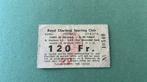 Ticket Sporting Charleroi Waterschei Genk beker België 78, Verzamelen, Verzenden, Gebruikt