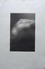 MIKIO WATANABE / DUETTO IV / ZW-W MEZZOTINT / 57x38cm / SIG, Enlèvement ou Envoi