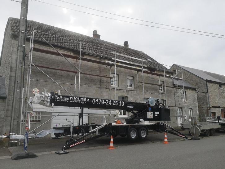 grue bocker AHK 30/1500 KS, Zakelijke goederen, Machines en Bouw | Kranen en Graafmachines, Kraan, Ophalen