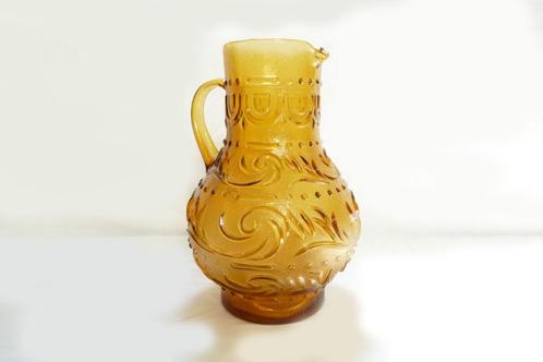 EMPOLI AMBERGLAZEN KARAF, Antiek en Kunst, Curiosa en Brocante, Ophalen of Verzenden