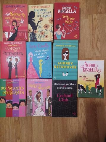 Set van 10 paperbackboeken van Sophie Kinsella beschikbaar voor biedingen