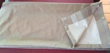 Gordijnen 2 st beige beschikbaar voor biedingen